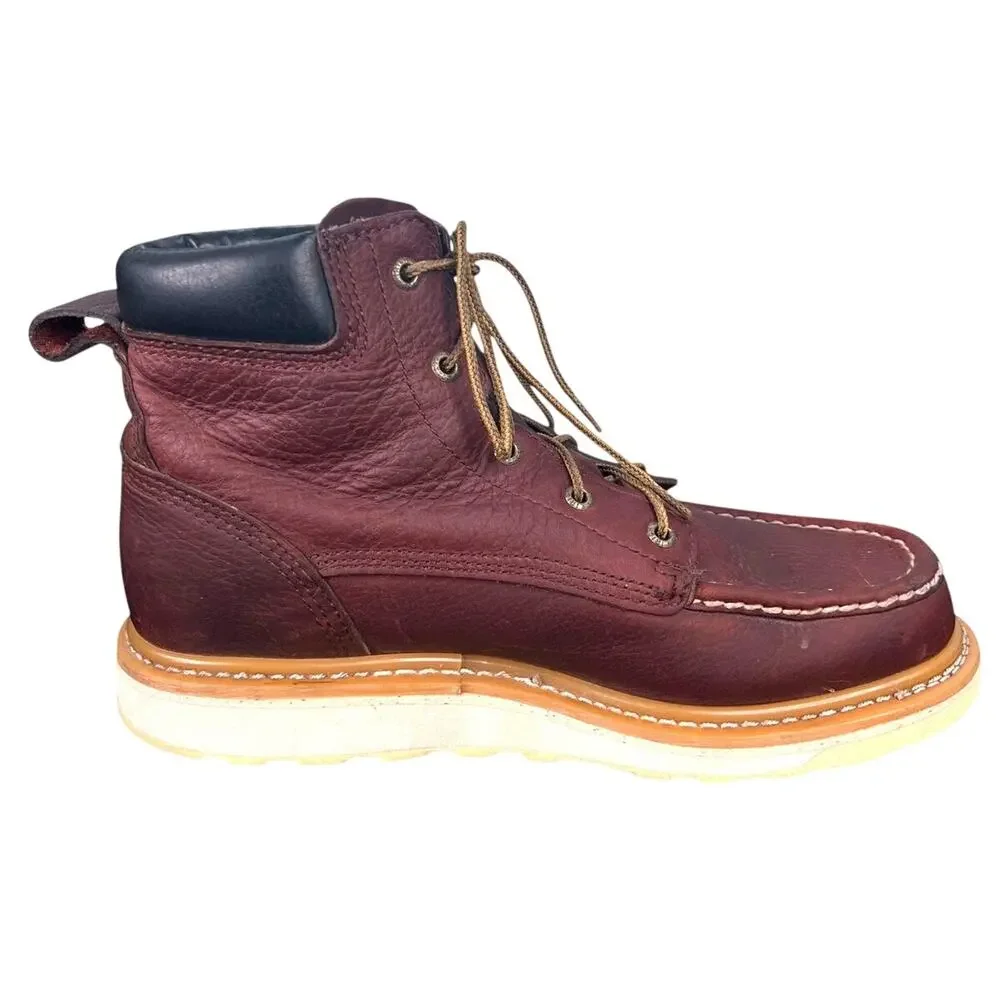 Red Wing Irish Setter Ashby Soft Toe Brown Leather Work Boot Size 10.5 D